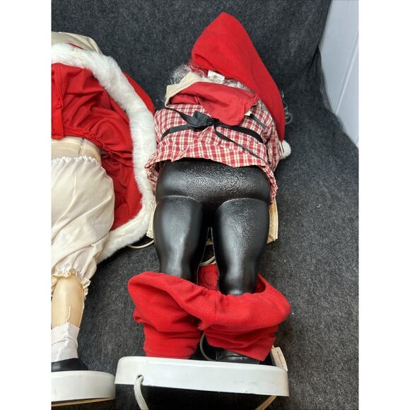 Vintage Santa's Best Santa Claus Mrs Claus 24" Christmas Animated Figures AS-IS - Picture 15 of 16